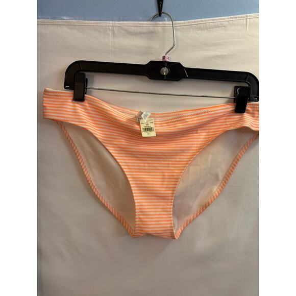 aerie Other - NWT Aerie Bikini Bottom – Striped Orange White – Size Large